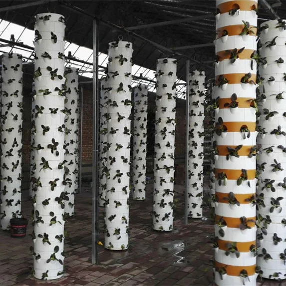 Commercial Greenhouse 15 Layers 90 Plants Automatic Hydroponic Garden Vertical Rotate Aeroponic Tower Hydroponics Growing System