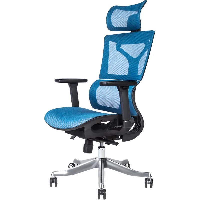 Adjustable armrests modern movable rotating high back ergonomic chair computer mesh chair swivel office chair