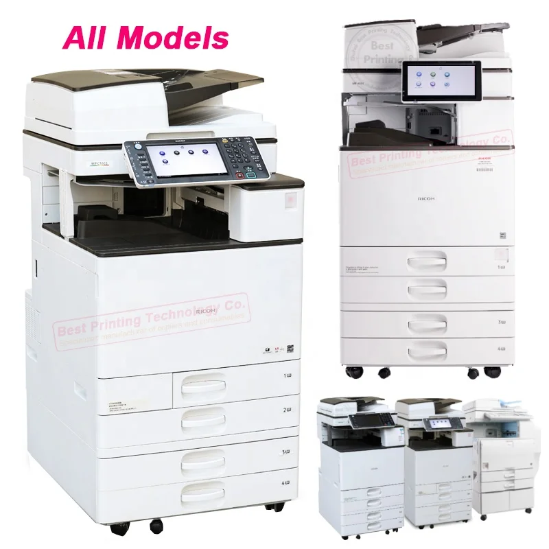 Ricoh MPC3504 6004 4503 6003 3502 5502 3501 5501 IMC3000 4000 5000 MP5002 5001 3555 6055 3554 6054 используется копировальный аппарат
