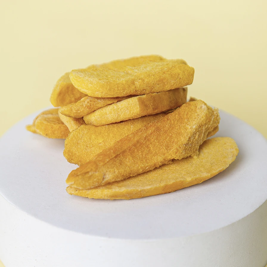100% Natural Freeze Dried Fruit Delicious Dried Mango Fruit Freeze Dried Mango Chunk
