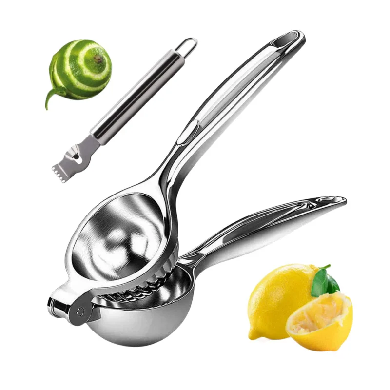 Stainless Steel Fruits Citrus Juicer Hand Manual exprimidor de limones Orange Handheld Juice Lime Pressing Lemon Squeezer