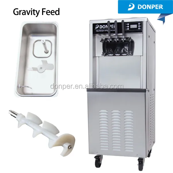 Donper Keep Fresh Commercial  stainless steel  Ice Cream Machine D635 for sale