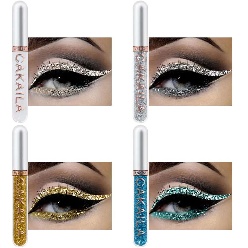 New Arrivals Matte Eye Liner Long Lasting Waterproof Shimmer Eyeshadow Glitter Liquid Eyeliner Set