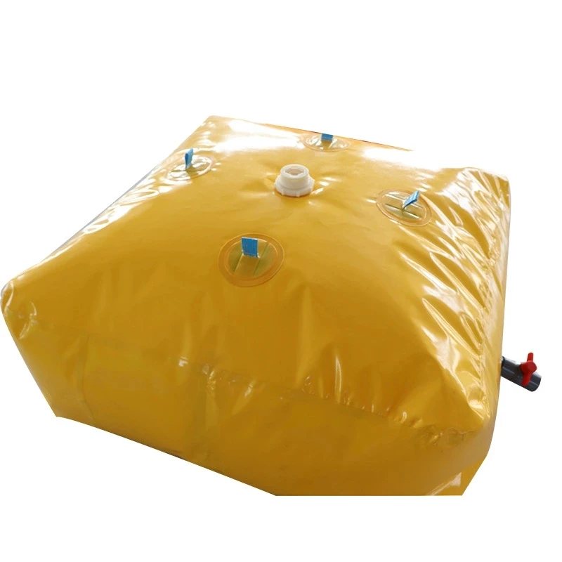 inflatable flexible water storage tank 250 1000 liter plastic flexible bladder pvc drinking water tank
