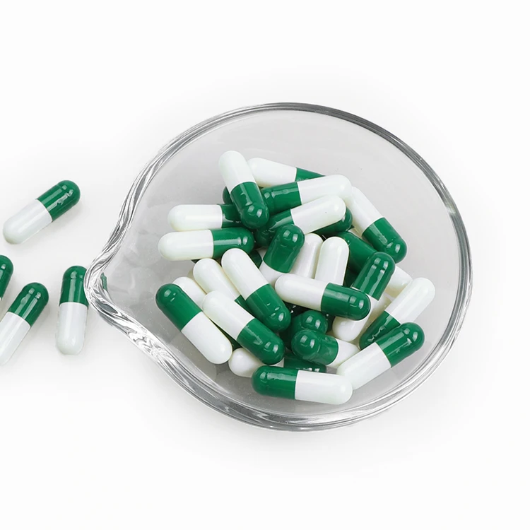 2024 NEW red and white size 0 empty hard gelatin capsules halal