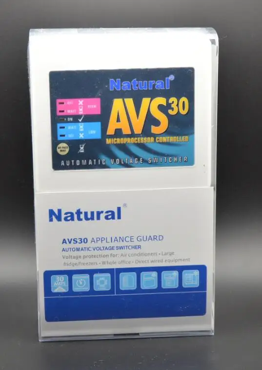 Natural Automatic Voltage Current Switch AVS 30A,Switch AVS 30 3 LIGHT