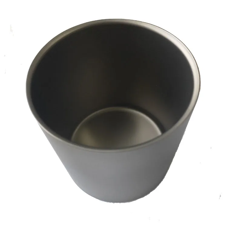 600ml Titanium camping double Decker cup outdoor sport cup coffee cup titanium mug