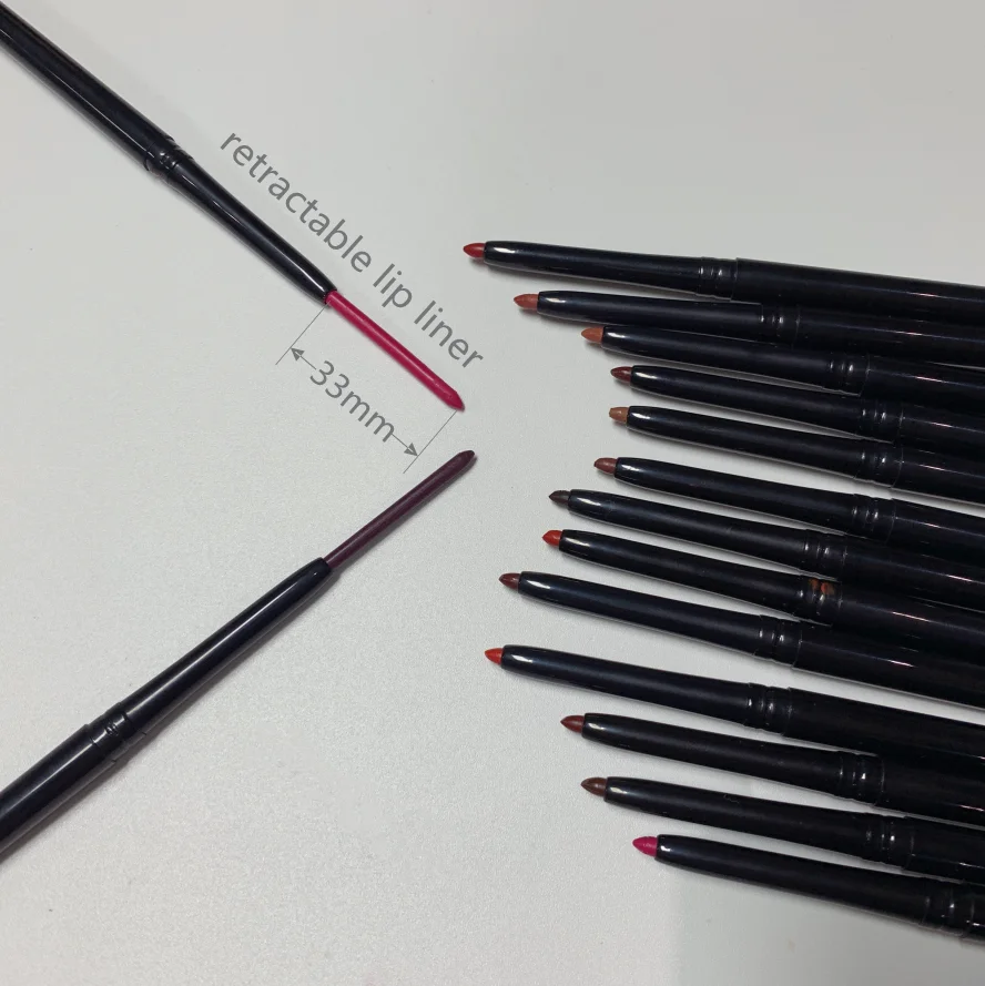 High Quality Retractable Cream Lip Liner Private Label High Pigment Matte Lipliner Make Your Own logo Waterproof Lip Liner