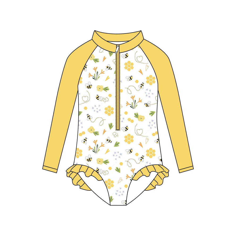 2024 popular Girls childrenswimwear kids bathing suits pretty girls  swimsuits