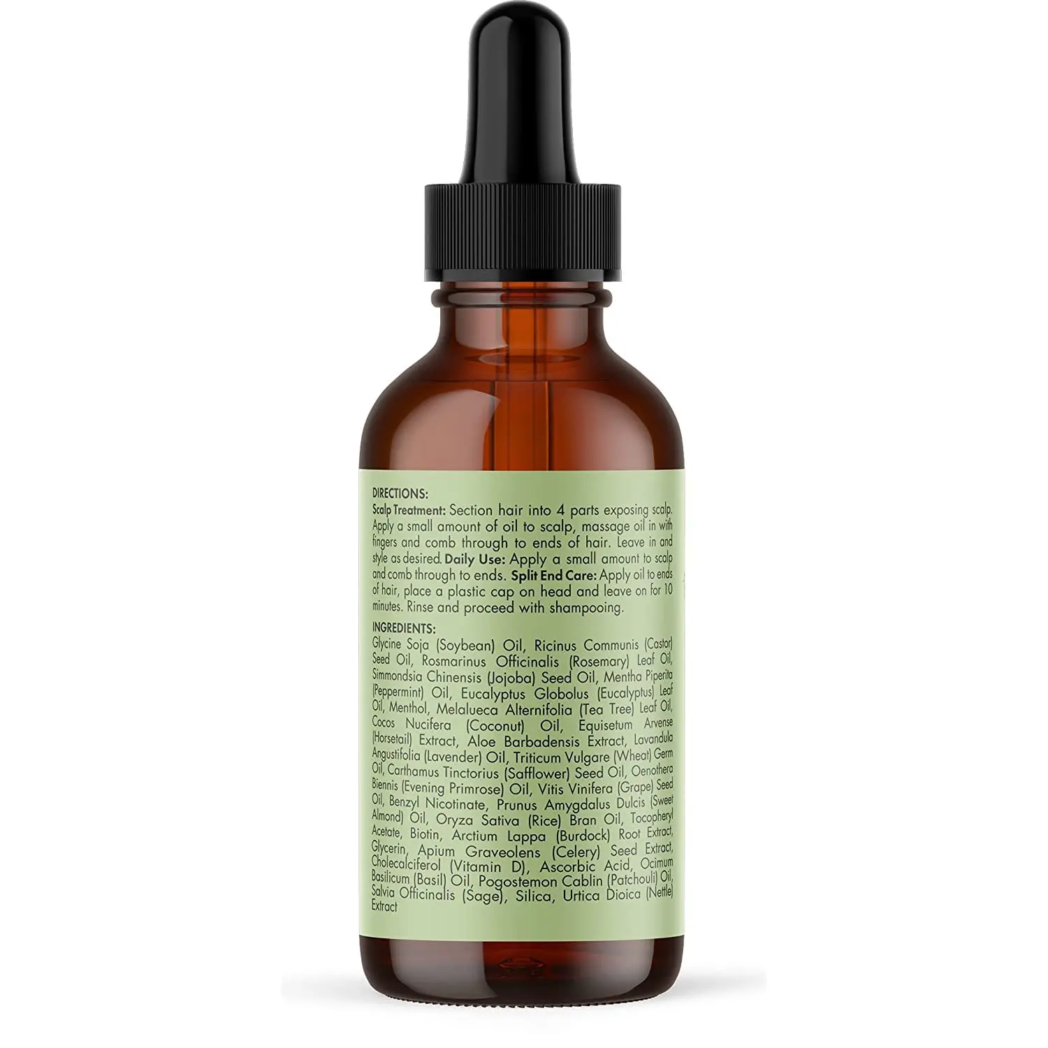 Rosemary Mint Scalp Hair Strengthening Oil With Biotin Hair Serum Oils,Nourishing Treatment for Split Ends and Dry for hair Care
