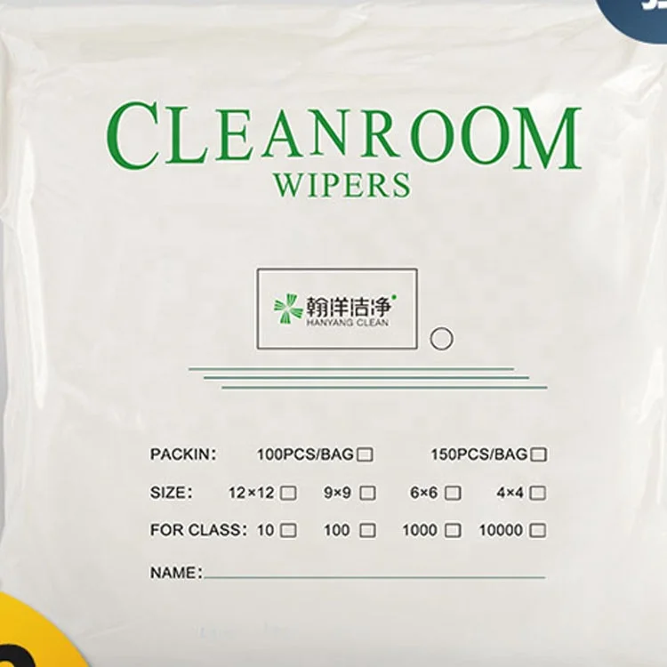 Cleanroom lint free microfiber clean wipers dust -free wipes cleaning cloth mobile phone camera equipment 100pcs/bag 9*9Inch