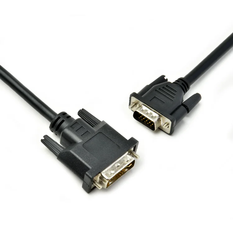 DVI to VGA Cable  DVI  12+5 Male VGA HD 15Pin Male Converter Adapter Cable