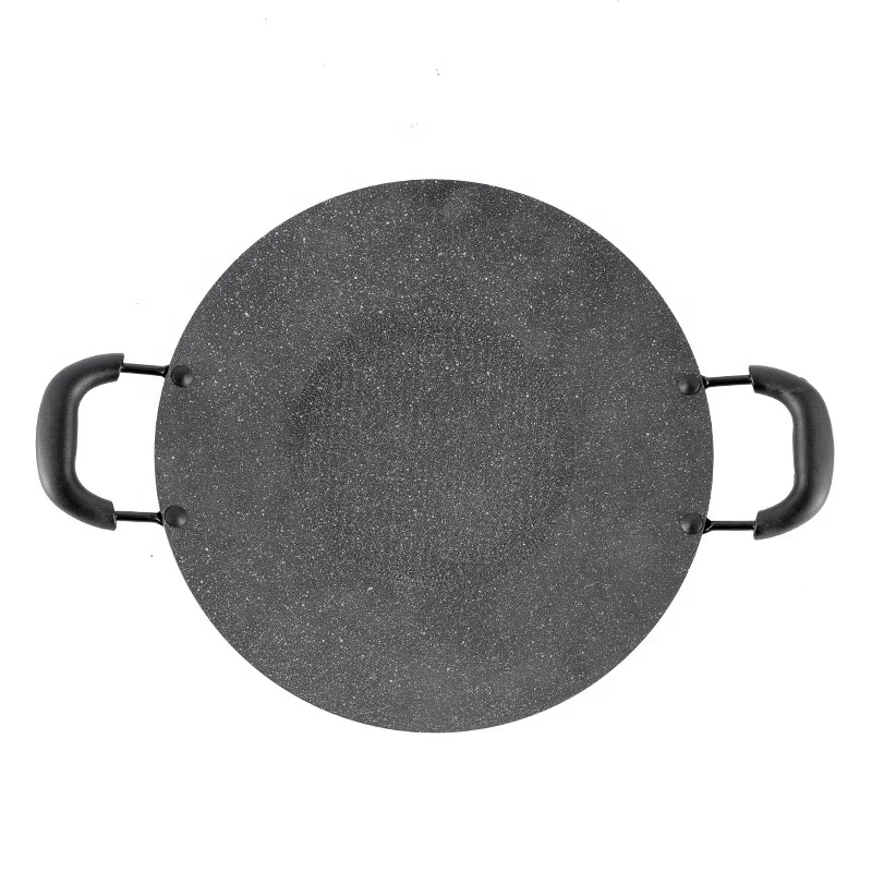New Product Outdoor Portable Non Stick Korean BBQ Grill Pan With Bakelite Handle
