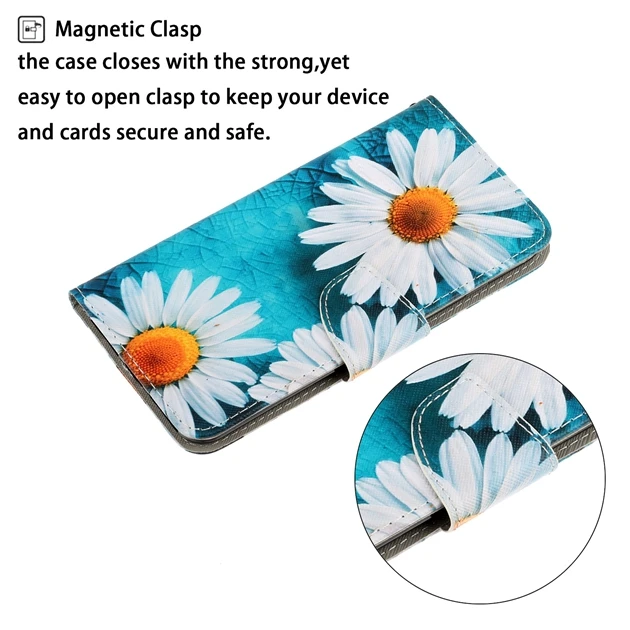 Flower Print Wallet Leather Case For Xiaomi Mi 10 NOTE10 Pro Redmi K30 Pro 8 8A NOTE 9 7A 7 NOTE7 Pro NOTE8 Cartoon Flip Cover