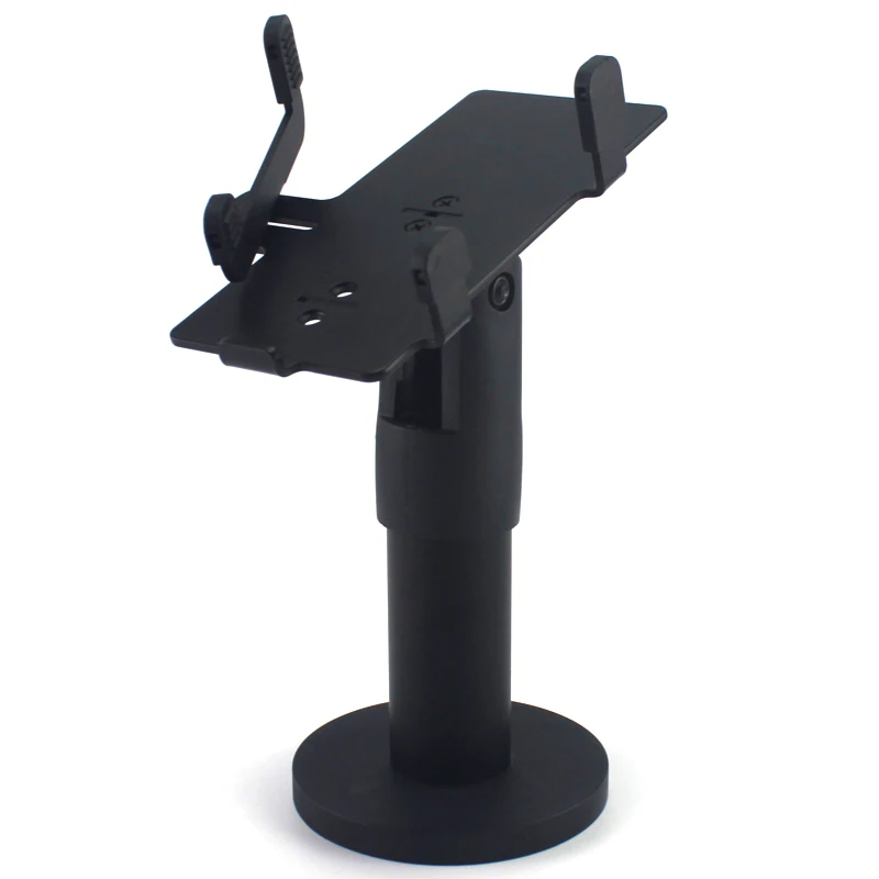 Credit card terminal stand in pos systems metal black plastic holder Base for verifone