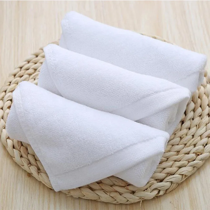 Custom logo Hotel Spa cotton towels 100% cotton terry face towel wash cloth