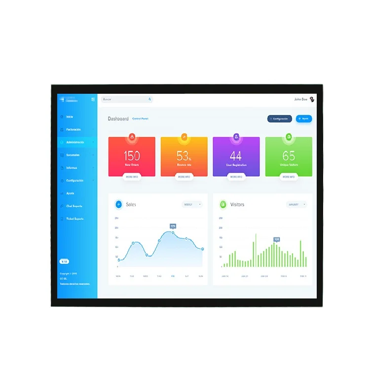 Shenzhen Manufacturer 19 inch Touch Screen Monitors For Car