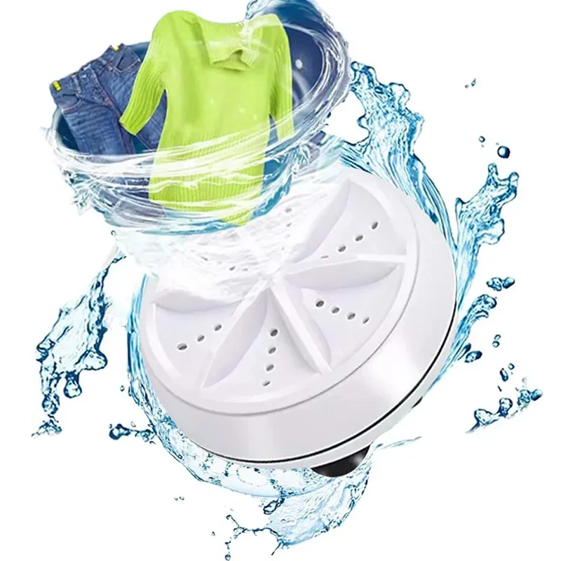 2023 New Design Hot Sell Mini Small Portable Automatic Washing Machine Smart Semi Auto Washer Turbine Electric Ultrasonic