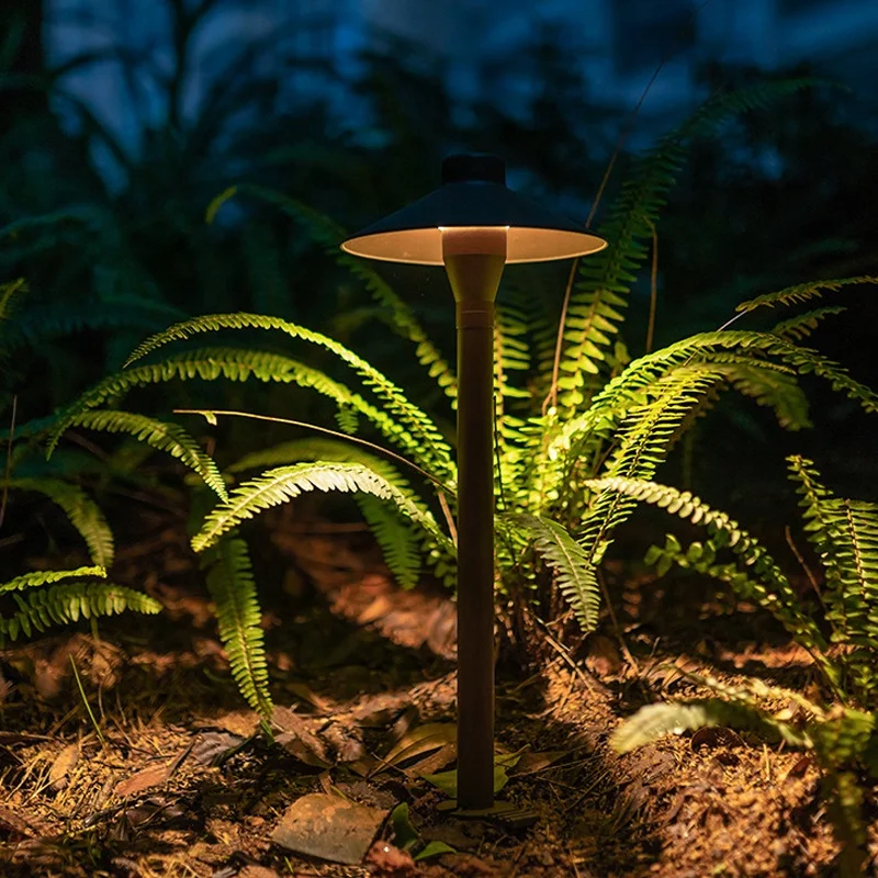 Outdoor Landscape Ground Recessed Light Mushroom LED Garden Road Street Lamp 7W IP65 Lawn Stake Light