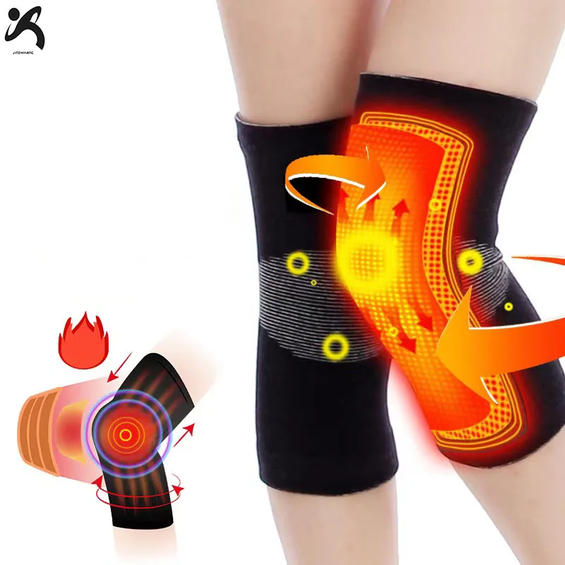Self-Heating warm pads knee compression sleeve health care knee protection winter thermal leg warmer for men and women