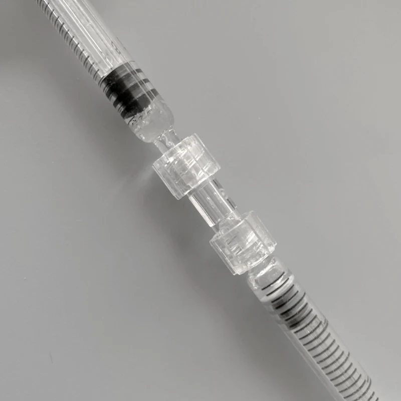 factory outlet double female luer lock connector universal syringe connector connects two syringes