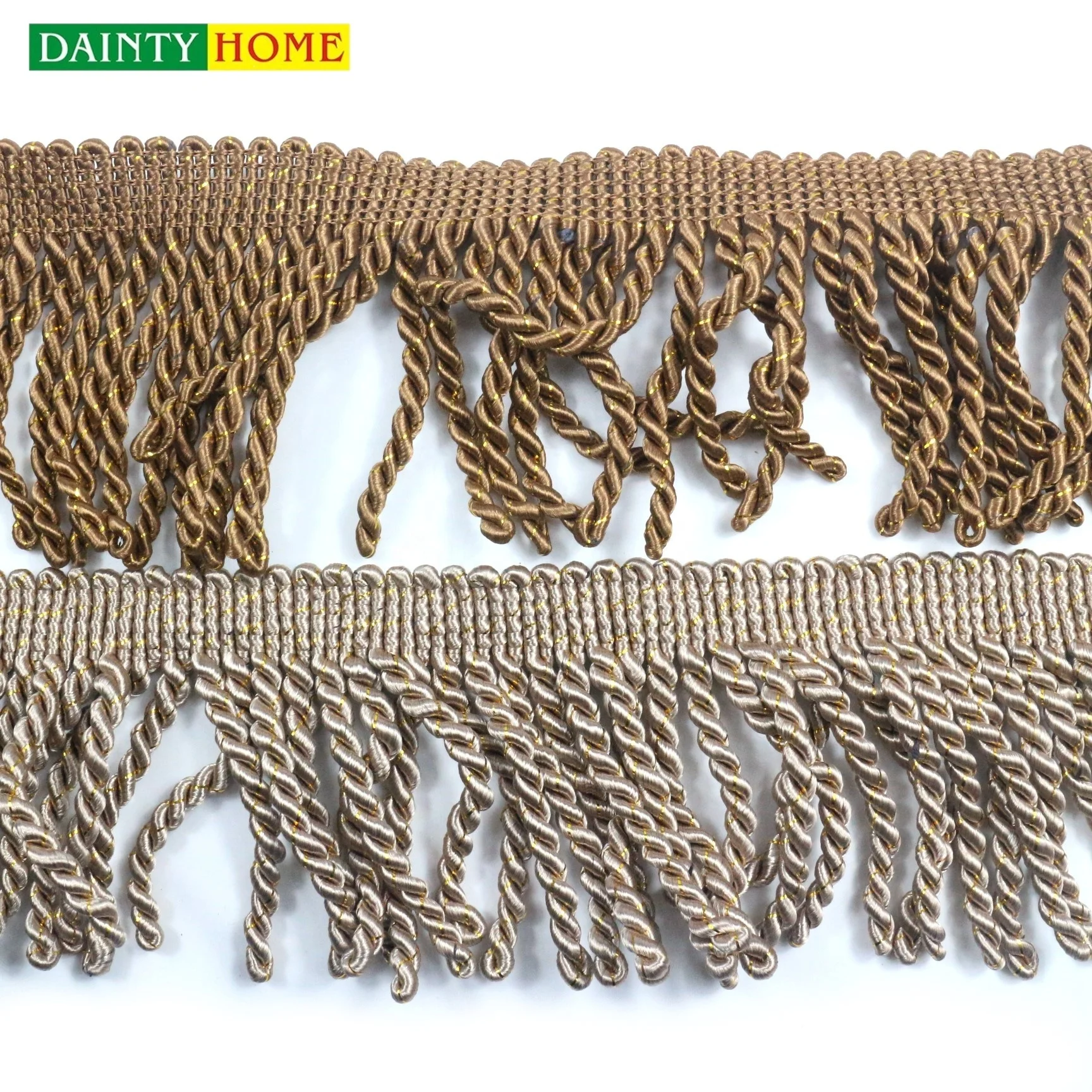 Wholesale More Colors Rope Golden silk Bullion Fringe for Curtain/Sofa/HomeTextile