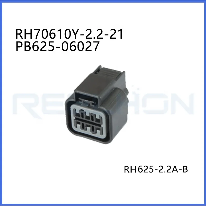 PB625-06027 6 Pin женский водонепроницаемый Kum фары Автомобильный жгут разъемы