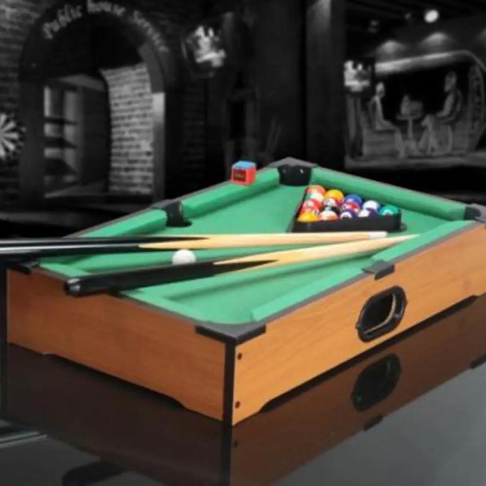 Мини-игрушка для бильярдного стола, детская настольная двойная Интерактивная головоломка, бильярдная игра