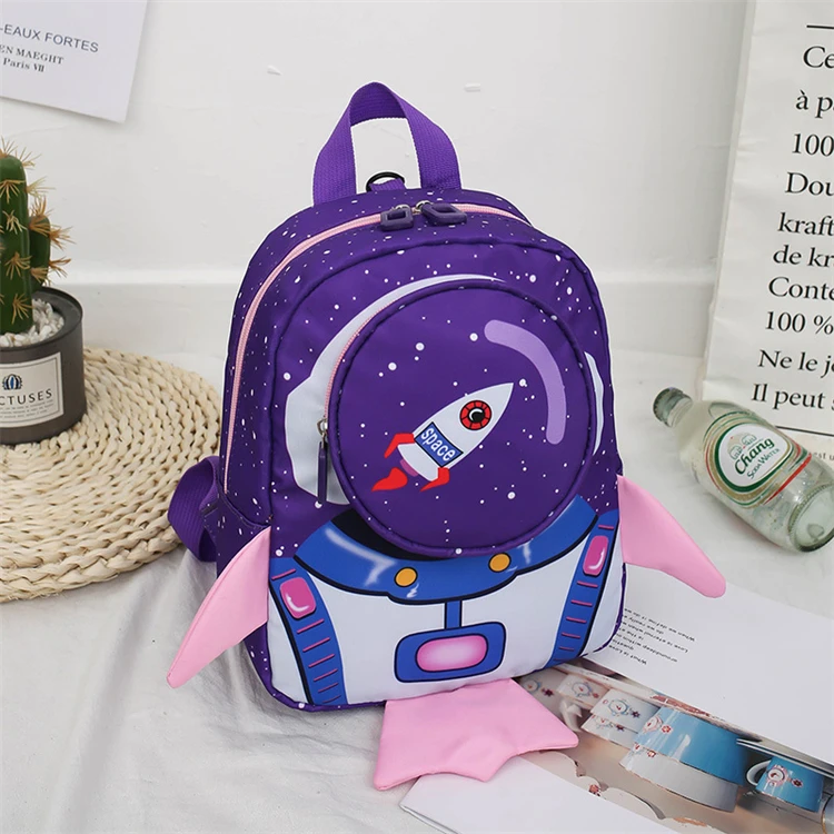 Mini Fashion Custom Cartoon Soft Anti Lost Strap  Backpacks For Kids 3d