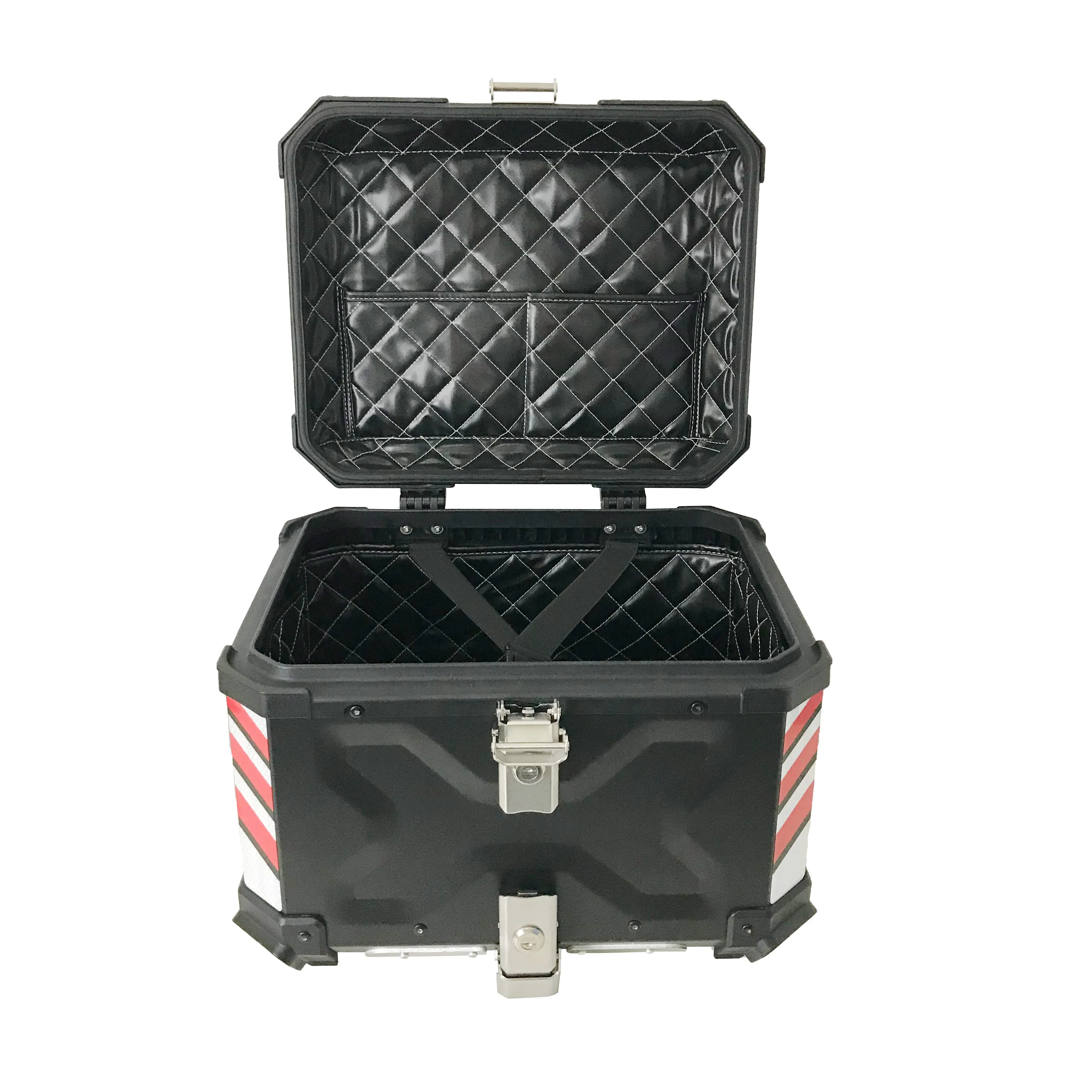 Light customization 45L Motorcycle aluminum top box Waterproof top case motorcycle tail box
