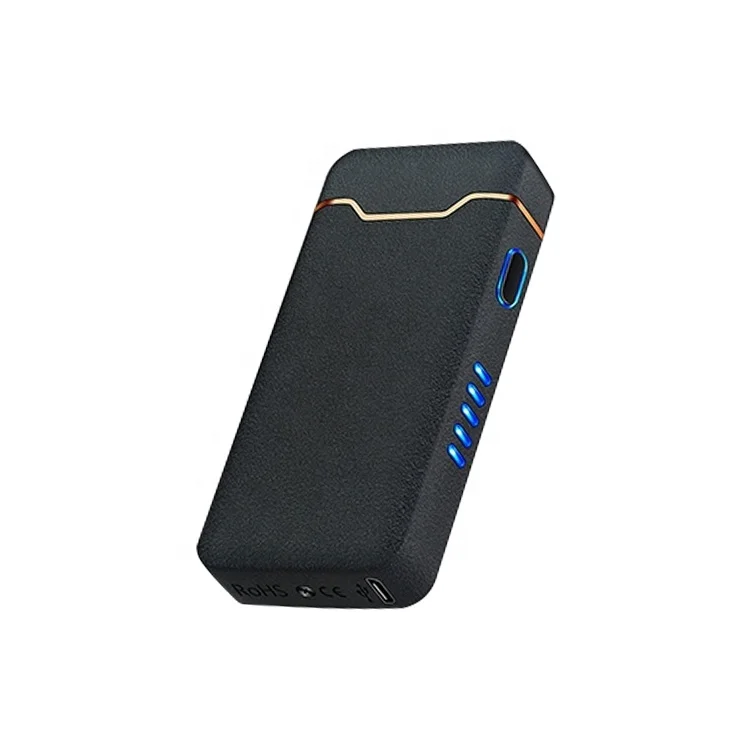 Custom Windproof Electric Usb Rechargeable Smoking Cigarette Fire Lighter