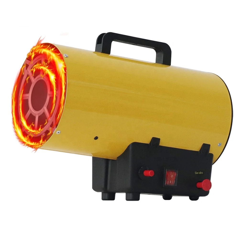 10KW Industrial Forced Gas Fan Heaters Portable Greenhouse LPG Gas Air Heater for Chicken Poultry Farm