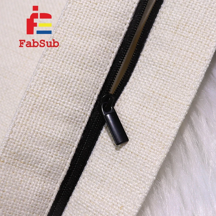 Reusable Personalized Sublimation Shopping Handbag Foldable Extra Capacity Heavy Bag Linen Cotton Shopping Tote Bag With Zipper