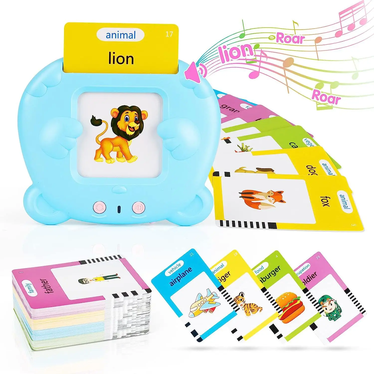 Educational Learning Materials for kids children puzzle card audible flashcards Card Reader