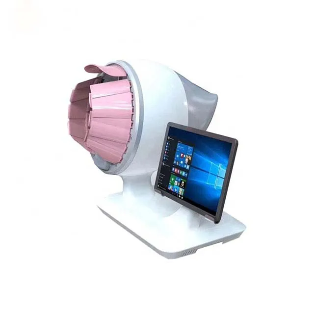 
2020 Newly Facial Oil Testing Skin Aging Five Photon Light Professional Facial Analyzer Beauty Salon Machine 