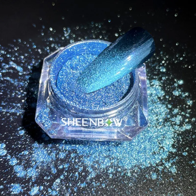 Sheenbow 9D Magnetic Gel Polish Silver Snowlight Semi-transparent Cat Nail Gel Polish Pigment for Nails