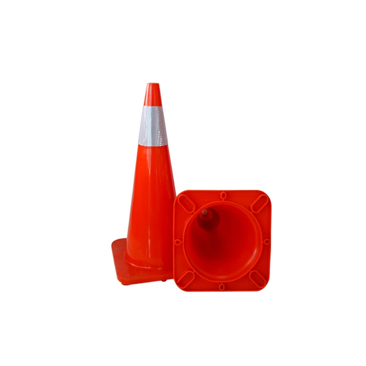 Road Construction Safety traffic Cones High reflective Flexible PVC  road cone