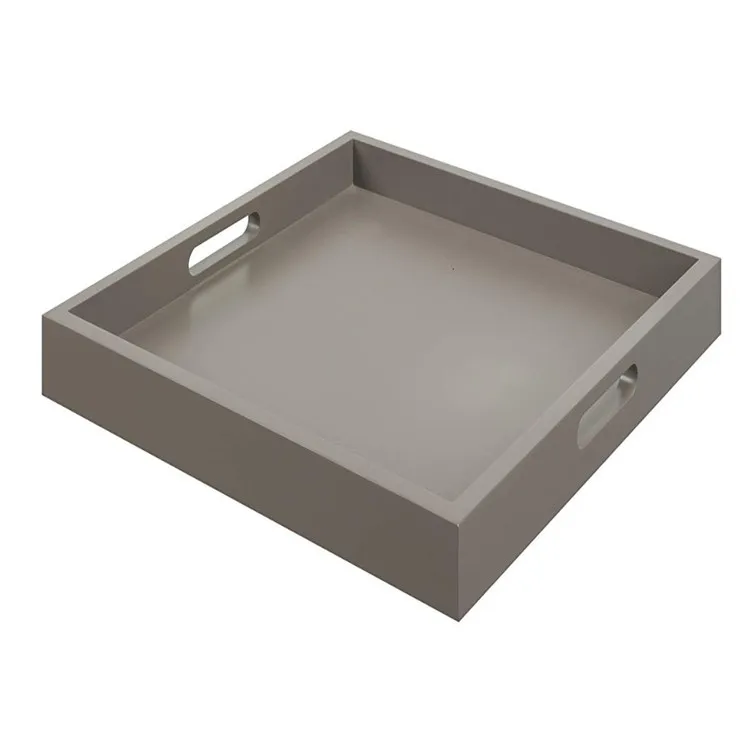 Best selling new design palm beach serving modern lacquer wooden tray