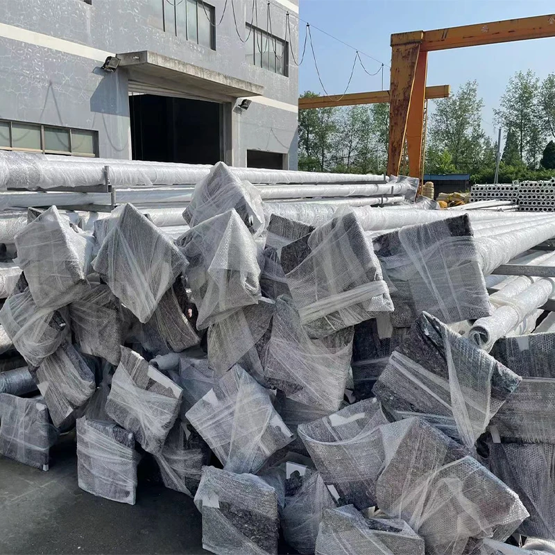 China Factory Custom Ip65 9M Single Arm Road Pole Galvanized Street Light Post