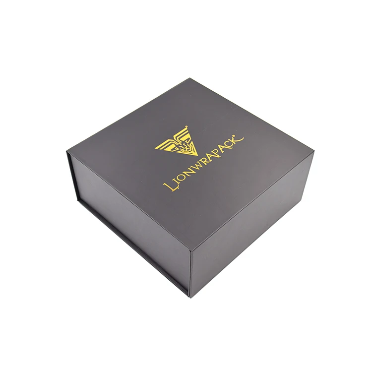 Magnetic Lid Wholesale Luxury Magnet Custom Logo Printing Folding Rigid Box Packaging With Gift Boxes