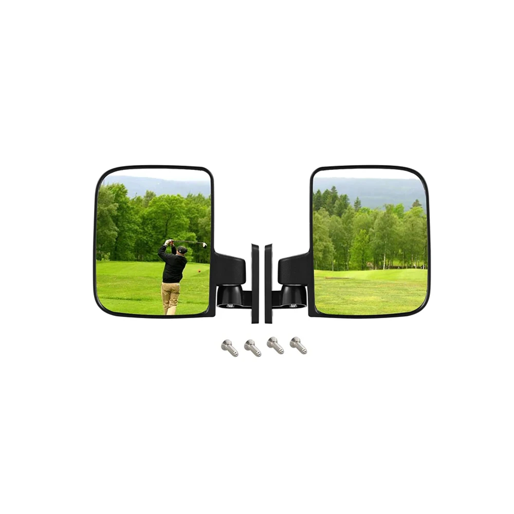 Golf cart Side Mirrors for Club Car EZ-GO Yamaha and Others Folding side rear view mirror