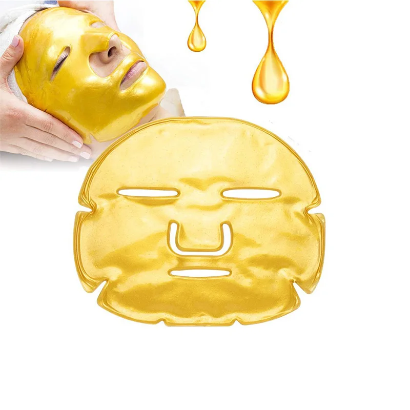 OEM/ODM Skin Care Anti-Wrinkle 24K Gold Luxury Brightening moisturizing Sheet Face Mask