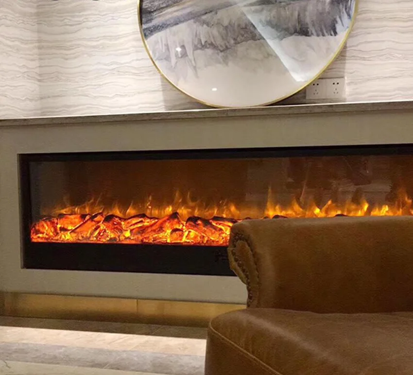 
Fashion Design TV Stand 220V-240V Electric Fireplace With Heating And Remote Control 