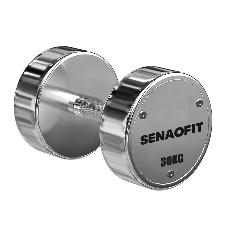 SENAOFIT Chrome Dumbbells High Quality Steel Dumbbell Set  2.5kg-80kg 100kg 120kg 150kg Dumbbell Free Weights