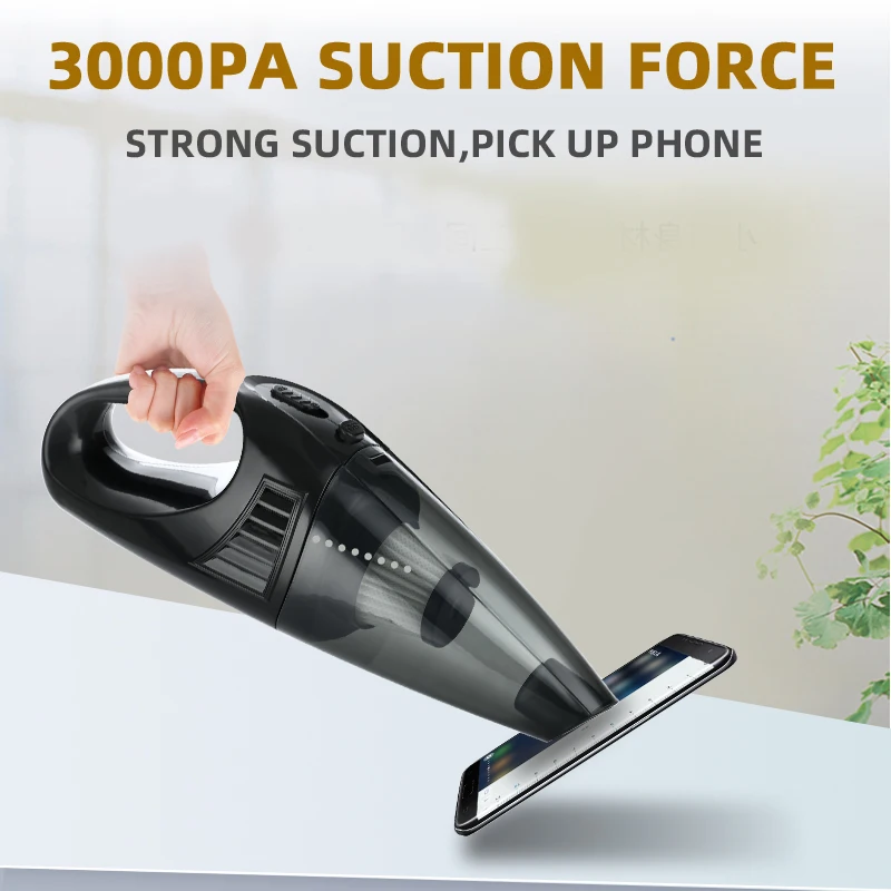 Portable Vacuums Car Cleaner DC12V  Wire Cable Corded High Power Multi-use Handheld Car Vacuum Cleaner