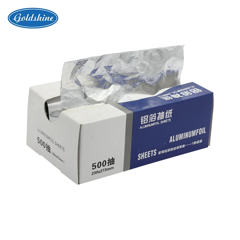 Recyclable Good Quality Pop-Up Aluminum Foil Sheet Premium Metal Foil Supply
