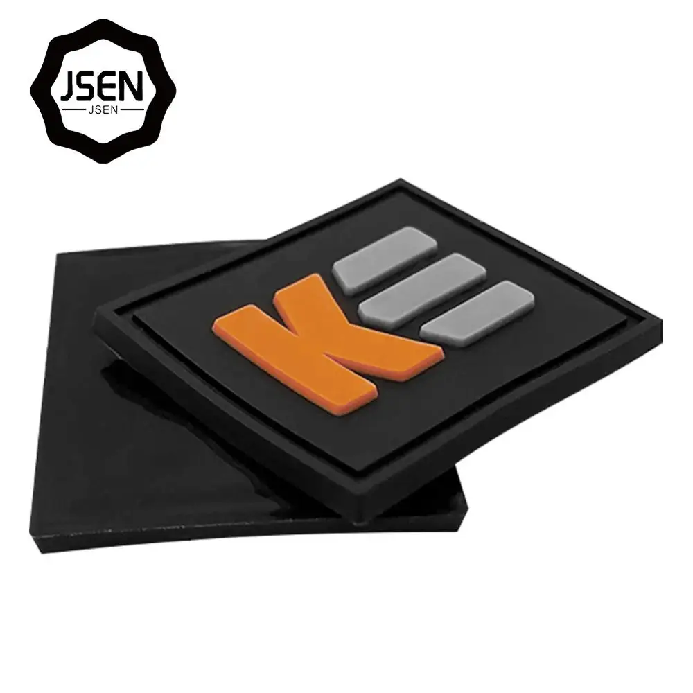 
Wholesale Cheap Custom Private Clothing Embossed Brand Name Logo Soft Silicone PVC Rubber Patch Label For Garment 