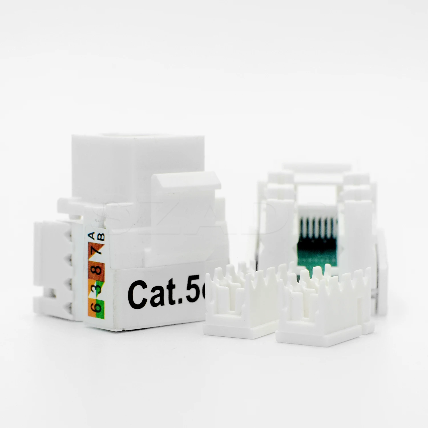 Лучший разъем RJ45 Ethernet неэкранированный экранированный Cat5e Cat6 Cat6A Cat7 8p8c Keystone Jack сетевой модуль штекер