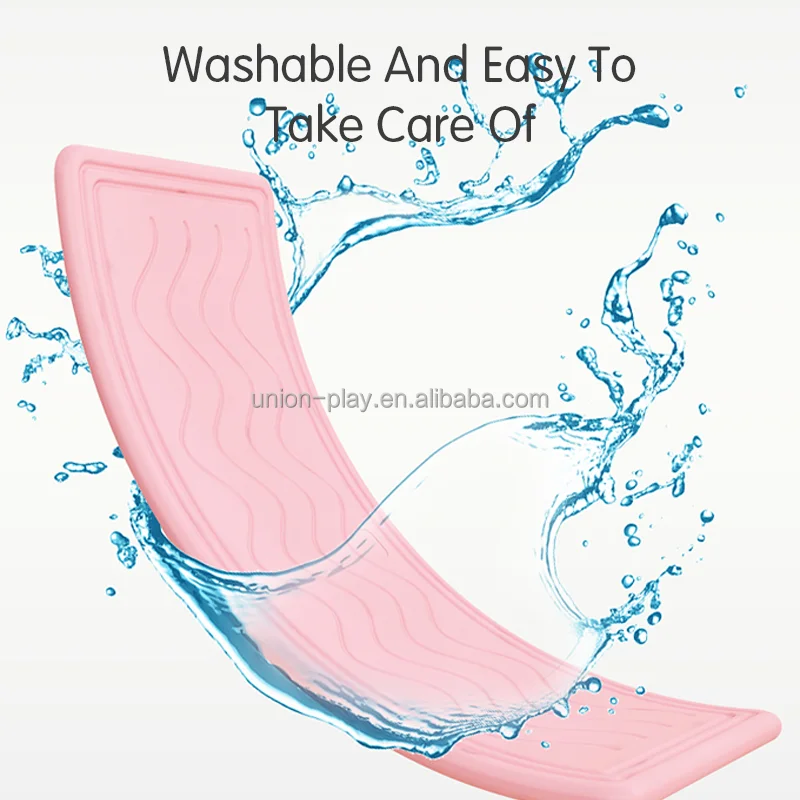 Toddler toys plastic curvy trainer wobble custom surf children yoga stability trainer kids balance board for fitness