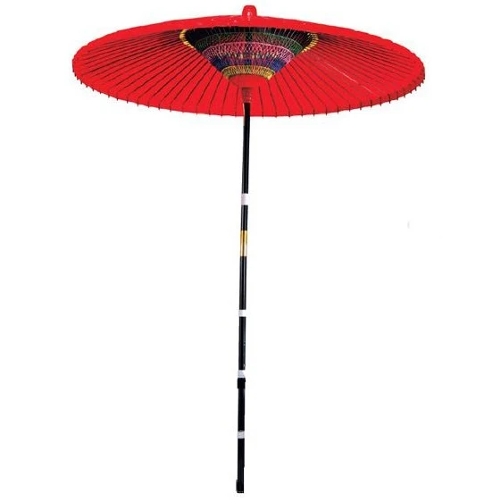 High Quality Promotional Outdoor Parasol Umbrella With Red Cloth
